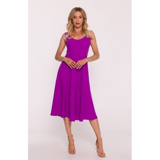 Stylove S424 sukienka rozkloszowana lawendowa ze sklepu intimiti.pl w kategorii Sukienki - zdjęcie 187893990