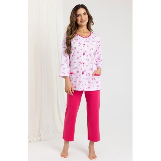 Regina 723 MAXI rozpinana piżama damska ze sklepu intimiti.pl w kategorii Piżamy damskie - zdjęcie 187894292