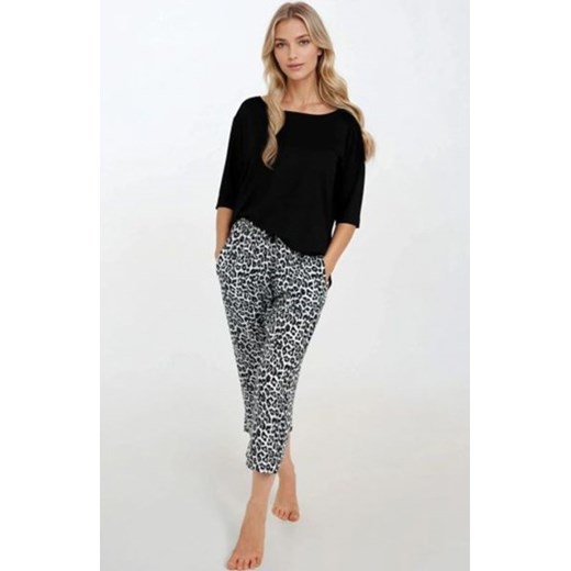 Momenti Per Me Noir Grace piżama damska ze sklepu intimiti.pl w kategorii Piżamy damskie - zdjęcie 187894532