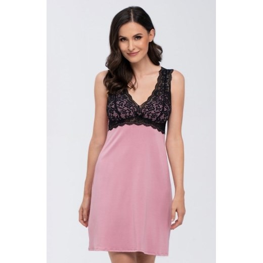 Larisa różowa koszulka nocna ze sklepu intimiti.pl w kategorii Koszule nocne - zdjęcie 187894564