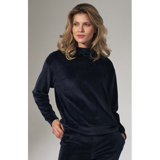 Figl M745 granatowa bluza damska ze sklepu intimiti.pl w kategorii Bluzy damskie - zdjęcie 187894700