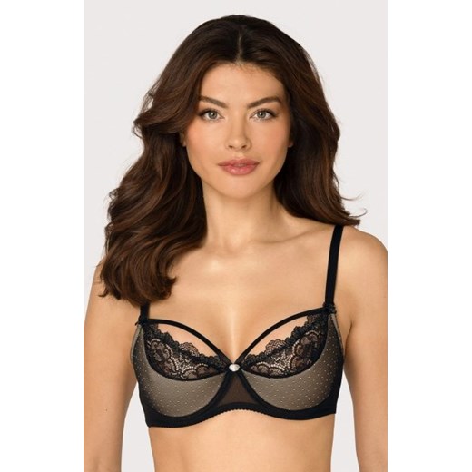 Zulaj biustonosz semi-soft z ozdobnymi paskami ze sklepu intimiti.pl w kategorii Biustonosze - zdjęcie 187894784