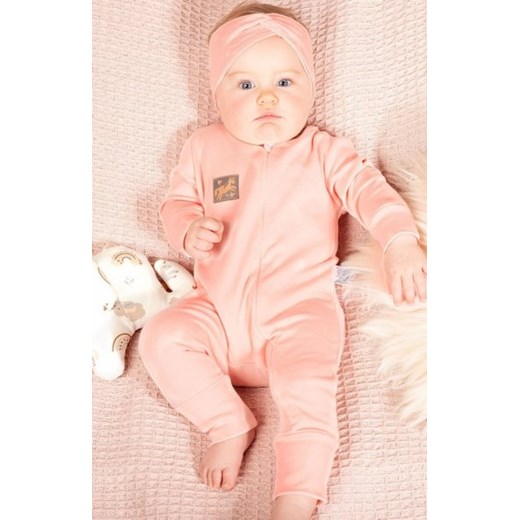 Bawełniany pajacyk Rosy dziewczęcy ze sklepu intimiti.pl w kategorii Pajacyki - zdjęcie 187894864