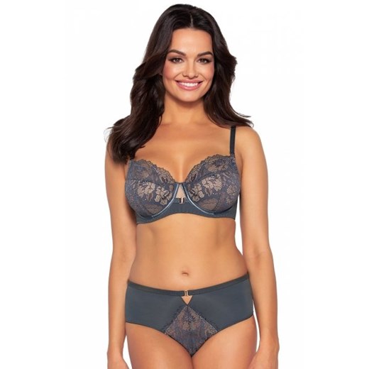 Ava 1937 Yucca Maxi biustonosz półusztywniany antracyt ze sklepu intimiti.pl w kategorii Biustonosze - zdjęcie 187894952