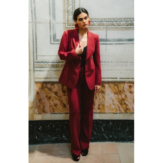 Stylove S417 taliowana marynarka bordowa ze sklepu intimiti.pl w kategorii Marynarki damskie - zdjęcie 187894954