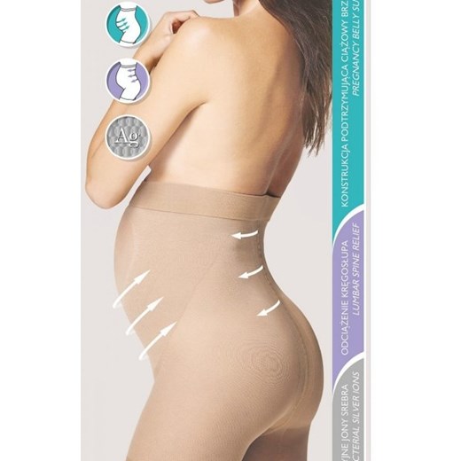 Fiore Mama M 5208 5XL ciążowe rajstopy damskie ze sklepu intimiti.pl w kategorii Rajstopy - zdjęcie 187894962