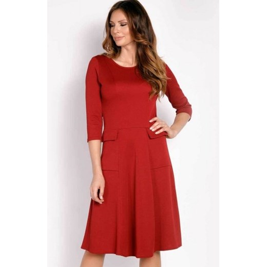 LOU LOU L012 sukienka bordowa ze sklepu intimiti.pl w kategorii Sukienki - zdjęcie 187895172