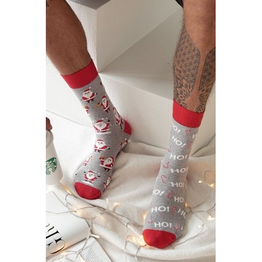Milena 1290-020 świąteczne skarpety męskie ze sklepu intimiti.pl w kategorii Skarpetki męskie - zdjęcie 187895521