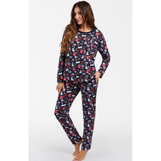 Świąteczna piżama damska Cookies ze sklepu intimiti.pl w kategorii Piżamy damskie - zdjęcie 187896440