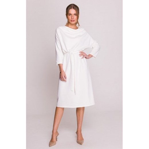Stylove S403 sukienka oversize z modalu ecru ze sklepu intimiti.pl w kategorii Sukienki - zdjęcie 187896724