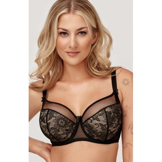 *Azal Anita biustonosz półusztywniany czarny ze sklepu intimiti.pl w kategorii Biustonosze - zdjęcie 187896894
