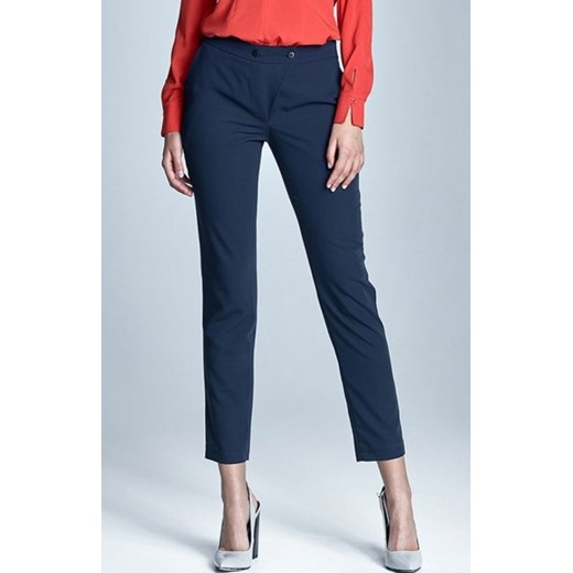 *Nife SD23 spodnie granatowe ze sklepu intimiti.pl w kategorii Spodnie damskie - zdjęcie 187897222