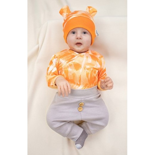 Pomarańczowe bawełniane body dziecięce ze sklepu intimiti.pl w kategorii Body niemowlęce - zdjęcie 187897494
