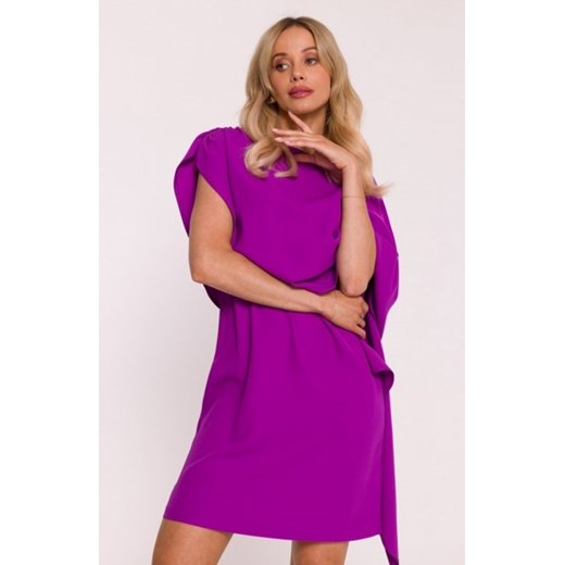 Stylove S423 sukienka z peleryną lawendowa ze sklepu intimiti.pl w kategorii Sukienki - zdjęcie 187897722