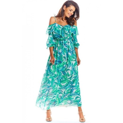 Długa sukienka letnia hiszpanka A311 ze sklepu intimiti.pl w kategorii Sukienki - zdjęcie 187898292