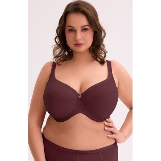 Gaia BS 1058 Maxi Wino biustonosz semi soft ze sklepu intimiti.pl w kategorii Biustonosze - zdjęcie 187898520