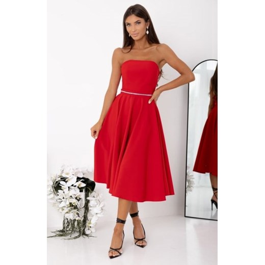 Duet Aurelia rozkloszowana sukienka midi ze sklepu intimiti.pl w kategorii Sukienki - zdjęcie 187898643