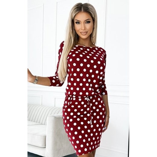 Numoco 13-164 sukienka sportowa z wiązaniem i kieszeniami ze sklepu intimiti.pl w kategorii Sukienki - zdjęcie 187899491