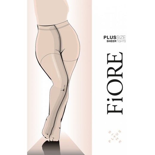 Fiore C 5120 Sheer Plus Size 6-XXL rajstopy damskie ze sklepu intimiti.pl w kategorii Rajstopy - zdjęcie 187900921