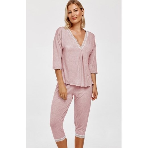 Azal dwuczęściowa piżama damska róż ze sklepu intimiti.pl w kategorii Piżamy damskie - zdjęcie 187901390