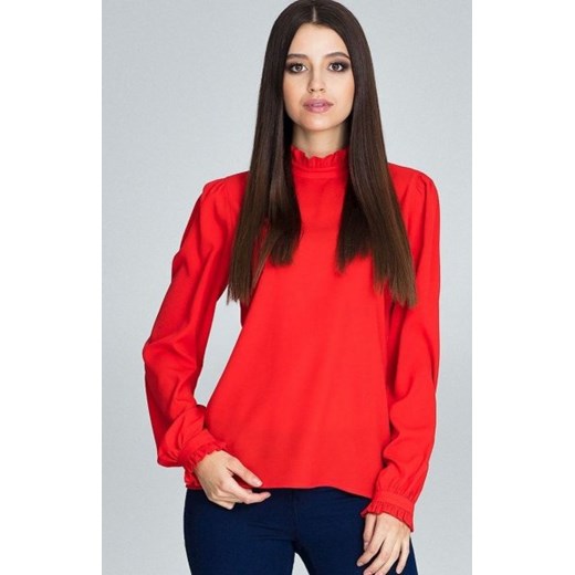 Figl M595 bluzka czerwona ze sklepu intimiti.pl w kategorii Bluzki damskie - zdjęcie 187901444