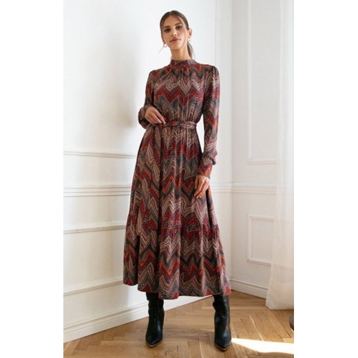 Wzorzysta sukienka maxi S291 ze sklepu intimiti.pl w kategorii Sukienki - zdjęcie 187901711