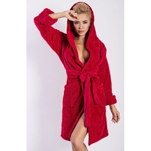 Dkaren Diana szlafrok malinowy ze sklepu intimiti.pl w kategorii Szlafroki damskie - zdjęcie 187902402
