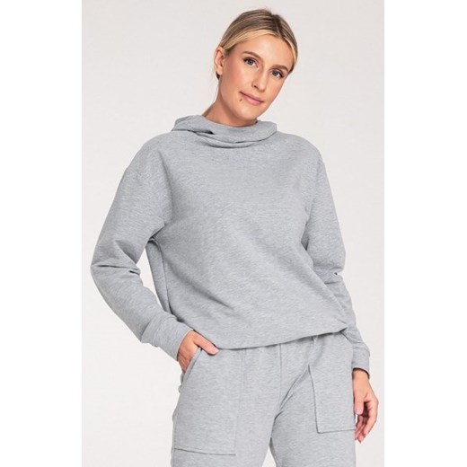 Figl M1034 szara bluza damska ze sklepu intimiti.pl w kategorii Bluzy damskie - zdjęcie 187902573