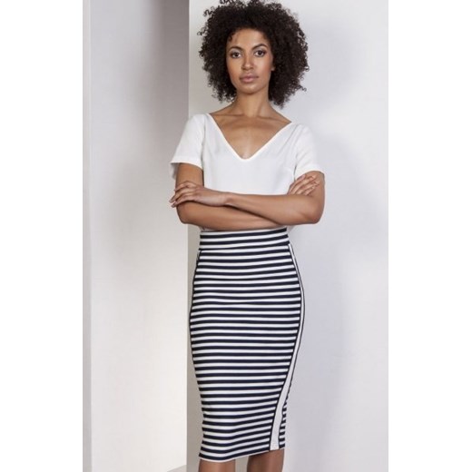 *Lanti SP117 spódnica w paski ze sklepu intimiti.pl w kategorii Spódnice - zdjęcie 187903311