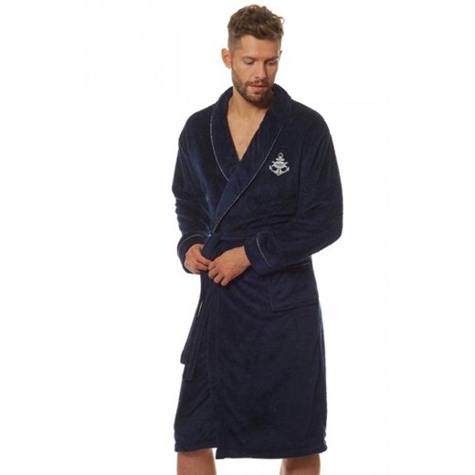 L&amp;L 2114 Marine szlafrok męski ze sklepu intimiti.pl w kategorii Szlafroki męskie - zdjęcie 187903981