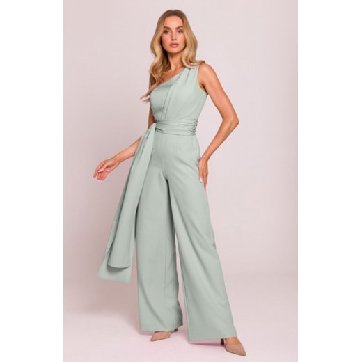Moe kombinezon na jedno ramię miętowy M845 ze sklepu intimiti.pl w kategorii Kombinezony damskie - zdjęcie 187904111