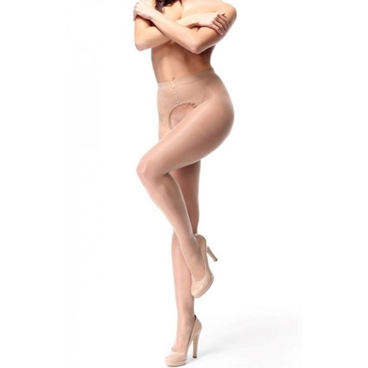 MissO P201 seksowne rajstopy z wycięciem ze sklepu intimiti.pl w kategorii Rajstopy - zdjęcie 187904130