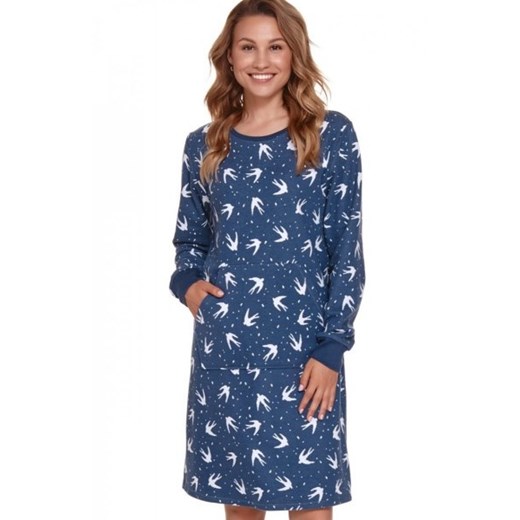 Doctor Nap TM.4398 koszula damska w jaskółki ze sklepu intimiti.pl w kategorii Koszule nocne - zdjęcie 187904192