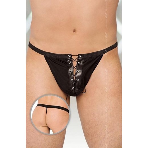 Softline 4508 stringi męskie czarne ze sklepu intimiti.pl w kategorii Majtki damskie - zdjęcie 187904992
