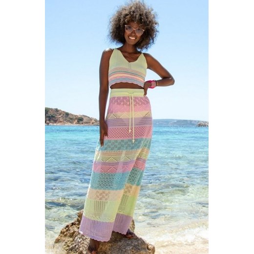 *Ażurowy letni komplet top i spódnica F1462 ze sklepu intimiti.pl w kategorii Komplety i garnitury damskie - zdjęcie 187905600