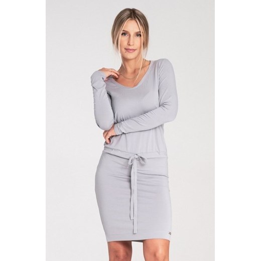 Figl M1049 ciemny szary sukienka damska ze sklepu intimiti.pl w kategorii Sukienki - zdjęcie 187906282