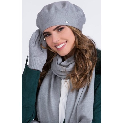 Kamea Inezz szary beret damski ze sklepu intimiti.pl w kategorii Berety damskie - zdjęcie 187906564