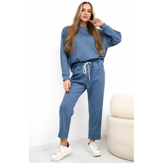 Komplet dresowy masełko bluza i spodnie jeans ze sklepu intimiti.pl w kategorii Dresy damskie - zdjęcie 187906581