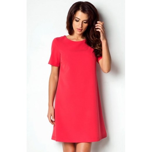 *Ivon P17 sukienka czerwony ze sklepu intimiti.pl w kategorii Sukienki - zdjęcie 187906624