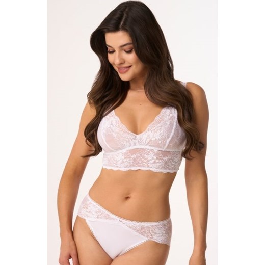 Babell BBL 205 figi damskie białe ze sklepu intimiti.pl w kategorii Majtki damskie - zdjęcie 187906732