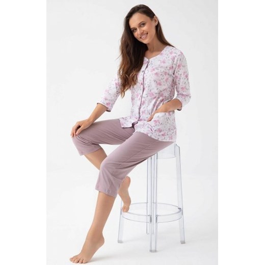 Luna 388 rozpinana piżama damska ze sklepu intimiti.pl w kategorii Piżamy damskie - zdjęcie 187907171