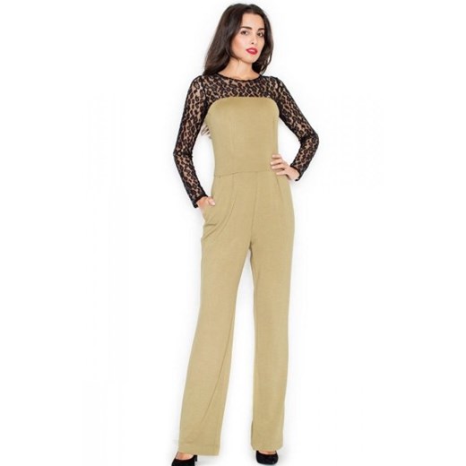 Katrus K324 kombinezon oliwkowy ze sklepu intimiti.pl w kategorii Kombinezony damskie - zdjęcie 187907292