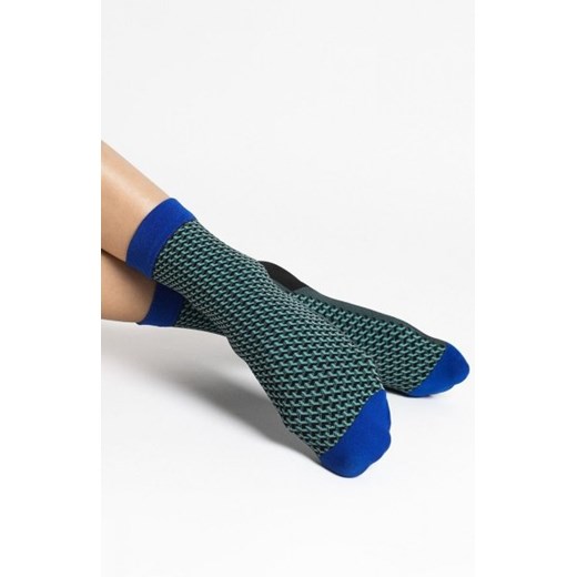 Fiore G 1118 Op-Art skarpetki damskie ze sklepu intimiti.pl w kategorii Skarpetki damskie - zdjęcie 187907634
