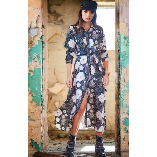 Koszulowa długa sukienka A324 ze sklepu intimiti.pl w kategorii Sukienki - zdjęcie 187907801