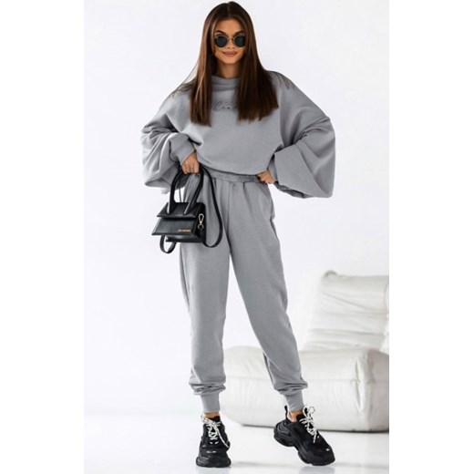 Dres Heart – oversizowa bluza i spodnie z szeroką gumą w pasie ze sklepu intimiti.pl w kategorii Dresy damskie - zdjęcie 187908064