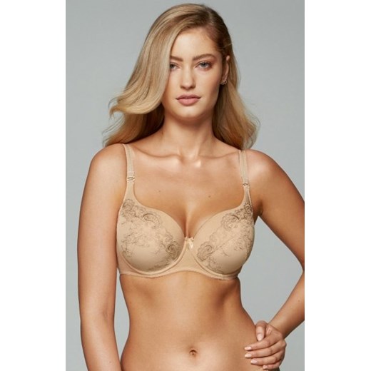 *Gorteks Yvette/B4 biustonosz usztywniany beż ze sklepu intimiti.pl w kategorii Biustonosze - zdjęcie 187908153