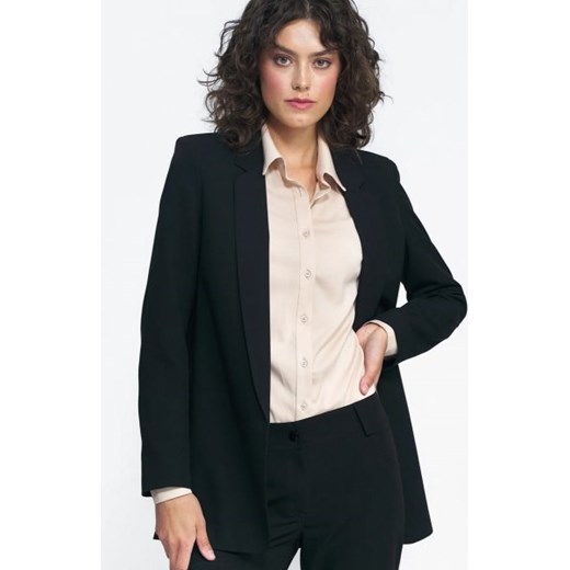 Nife Z51 klasyczny niezapinany żakiet damski ze sklepu intimiti.pl w kategorii Marynarki damskie - zdjęcie 187908230
