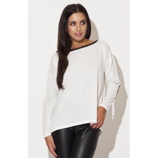 Katrus K118 sweter ecru ze sklepu intimiti.pl w kategorii Swetry damskie - zdjęcie 187908682