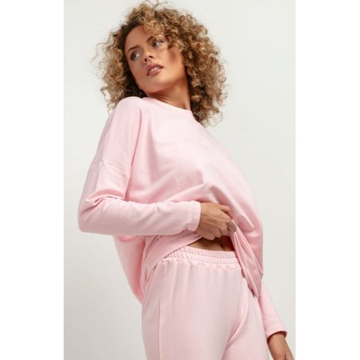 Tessita T381 bluza damska ze stójką różowa ze sklepu intimiti.pl w kategorii Bluzy damskie - zdjęcie 187909031