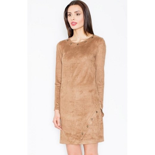 Figl M455 sukienka brązowa ze sklepu intimiti.pl w kategorii Sukienki - zdjęcie 187909131
